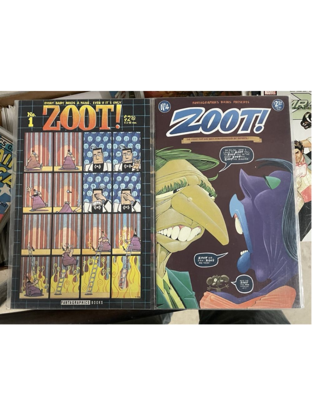Zoot! #1 & 4 (1992 Fantagraphics) Lot Of 2